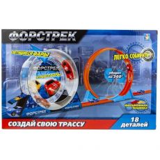 Игровой набор 1TOY Форстрек автодром, автомобиль [т16062]
