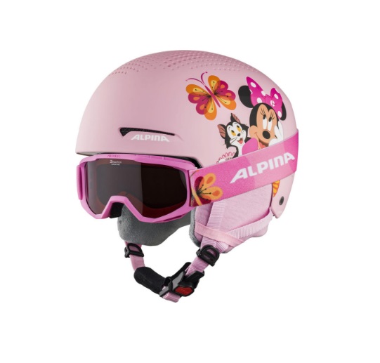 Шлем для горных лыж и сноубордов ALPINA Zupo Disney Set розовый 48-52